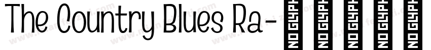 The Country Blues Ra字体转换